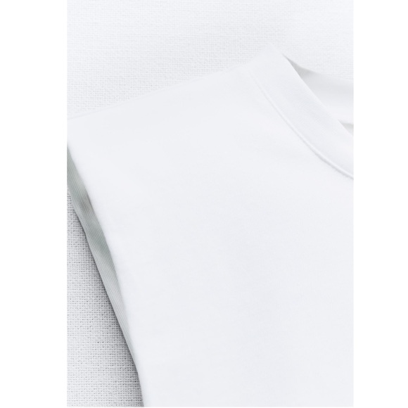 Zara CONTRASTING SATIN EFFECT DRESS - Picture 6 of 7